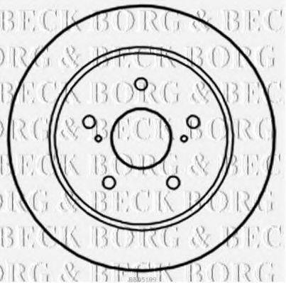 BORG & BECK BBD5199 гальмівний диск