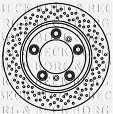 BORG & BECK BBD5837S гальмівний диск