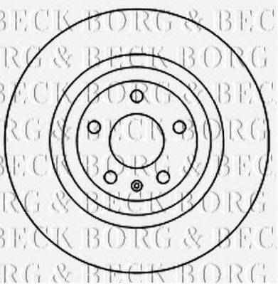 BORG & BECK BBD5949S гальмівний диск