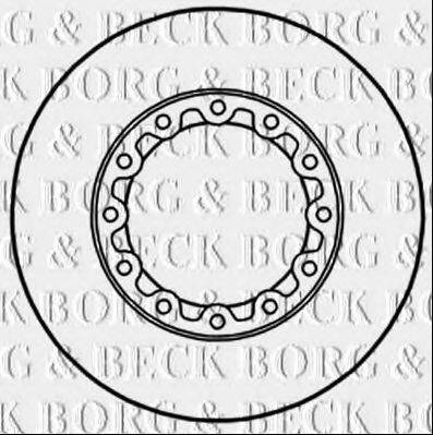 BORG & BECK BBD6020S гальмівний диск