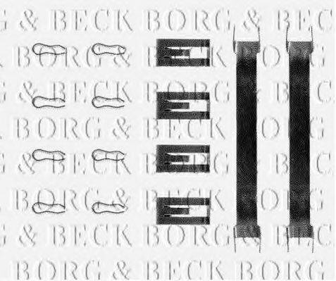 BORG & BECK BBK1048 Комплектуючі, колодки дискового гальма