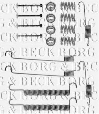 BORG & BECK BBK6103 Комплектуючі, колодки дискового гальма