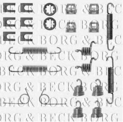 BORG & BECK BBK6104 Комплектуючі, колодки дискового гальма