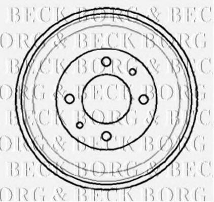 BORG & BECK BBR7009 Гальмівний барабан