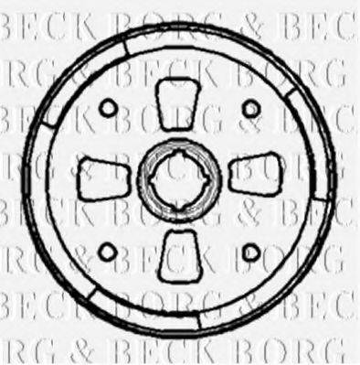 BORG & BECK BBR7094 Гальмівний барабан