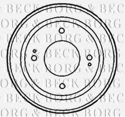 BORG & BECK BBR7152 Гальмівний барабан