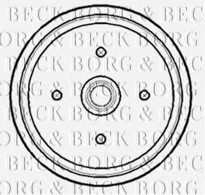 BORG & BECK BBR7174 Гальмівний барабан
