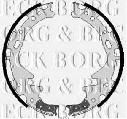 BORG & BECK BBS6003 Комплект гальмівних колодок