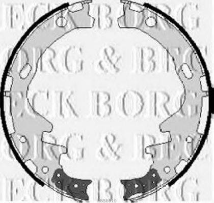 BORG & BECK BBS6010 Комплект гальмівних колодок