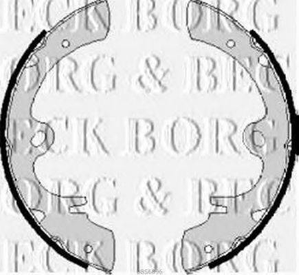 BORG & BECK BBS6096 Комплект гальмівних колодок