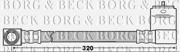 BORG & BECK BBH6933 Гальмівний шланг