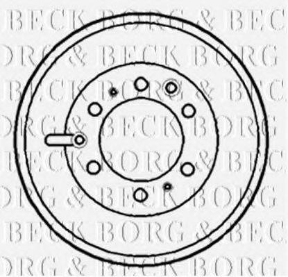 BORG & BECK BBR7126 Гальмівний барабан