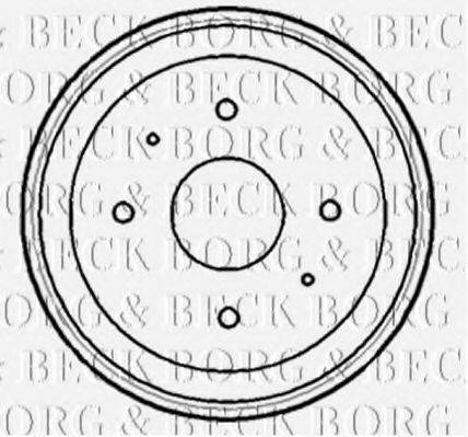 BORG & BECK BBR7161 Гальмівний барабан