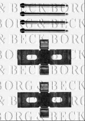BORG & BECK BBK1433 Комплектуючі, колодки дискового гальма