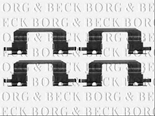 BORG & BECK BBK1447 Комплектуючі, колодки дискового гальма