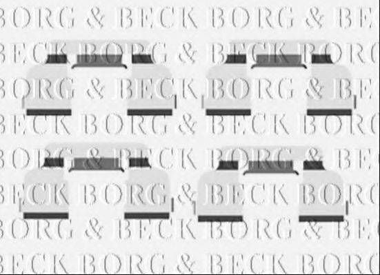 BORG & BECK BBK1478 Комплектуючі, колодки дискового гальма