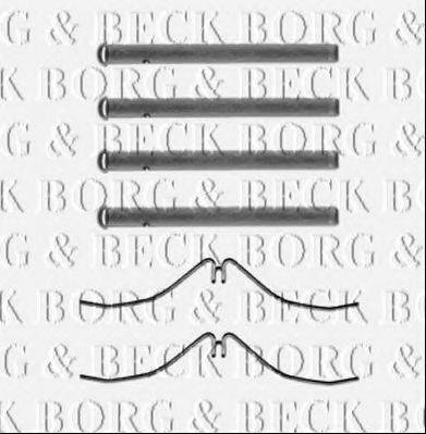 BORG & BECK BBK1489 Комплектуючі, колодки дискового гальма