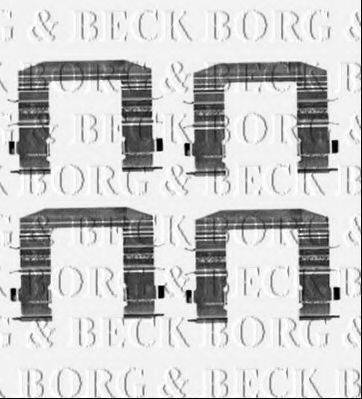 BORG & BECK BBK1540 Комплектуючі, колодки дискового гальма