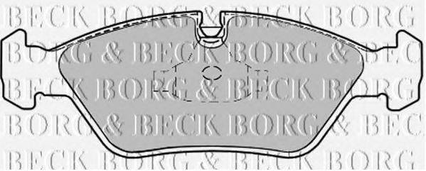 BORG & BECK BBP1067 Комплект гальмівних колодок, дискове гальмо