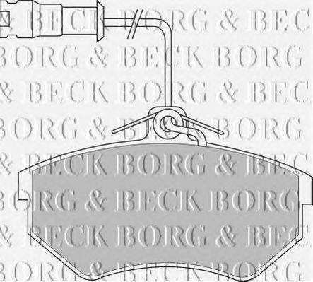 BORG & BECK BBP1146 Комплект гальмівних колодок, дискове гальмо