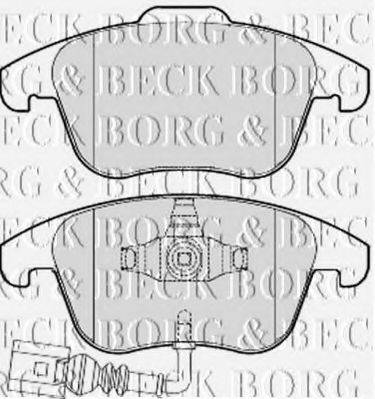 BORG & BECK BBP2049 Комплект гальмівних колодок, дискове гальмо