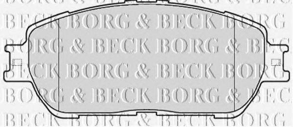 BORG & BECK BBP2121 Комплект гальмівних колодок, дискове гальмо