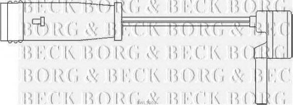 BORG & BECK BWL3001 Сигналізатор, знос гальмівних колодок