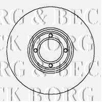 BORG & BECK BBD4264 гальмівний диск