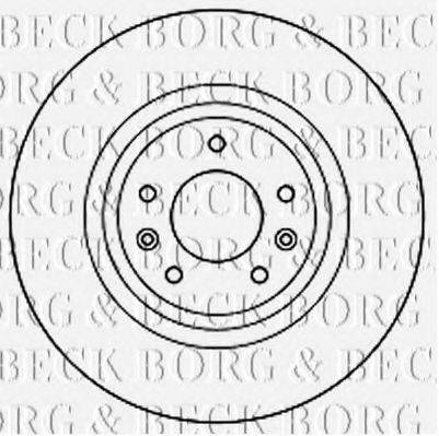 BORG & BECK BBD4706 гальмівний диск