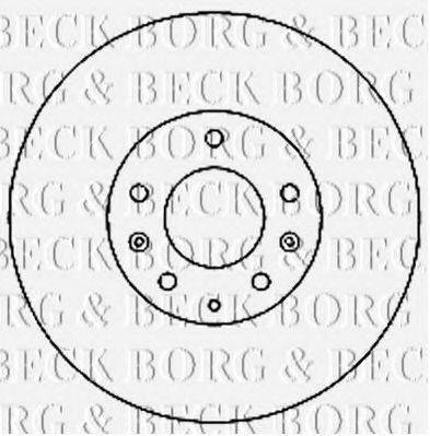 BORG & BECK BBD4737 гальмівний диск