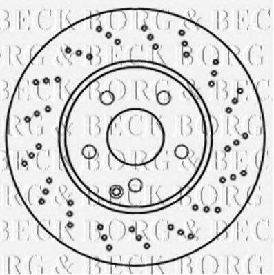 BORG & BECK BBD4800 гальмівний диск