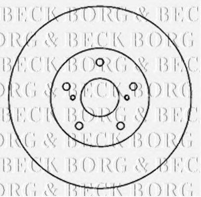 BORG & BECK BBD4805 гальмівний диск
