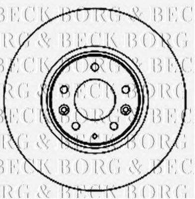 BORG & BECK BBD5147 гальмівний диск