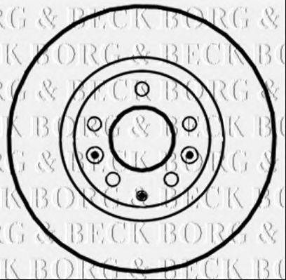 BORG & BECK BBD5223 гальмівний диск