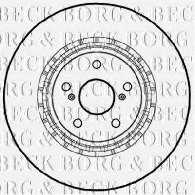 BORG & BECK BBD5229 гальмівний диск
