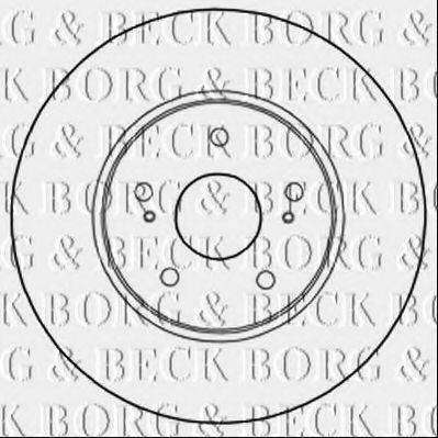 BORG & BECK BBD5285 гальмівний диск