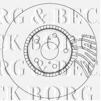 BORG & BECK BBD5784S гальмівний диск
