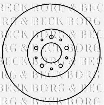 BORG & BECK BBD5945S гальмівний диск