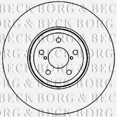 BORG & BECK BBD5959S гальмівний диск