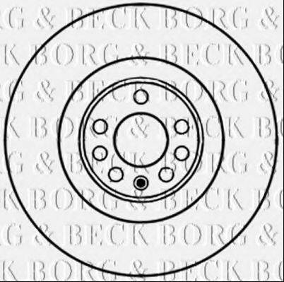 BORG & BECK BBD6029S гальмівний диск