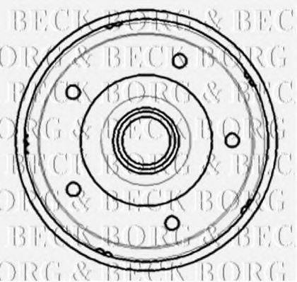 BORG & BECK BBR7194 Гальмівний барабан