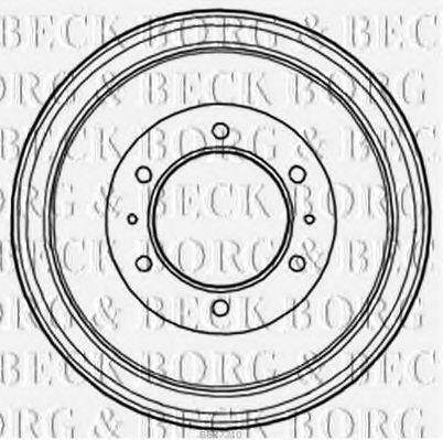 BORG & BECK BBR7210 Гальмівний барабан