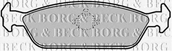 BORG & BECK BBP1379 Комплект гальмівних колодок, дискове гальмо