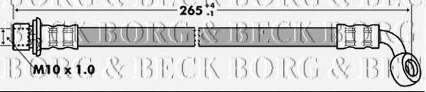 BORG & BECK BBH7281 Гальмівний шланг