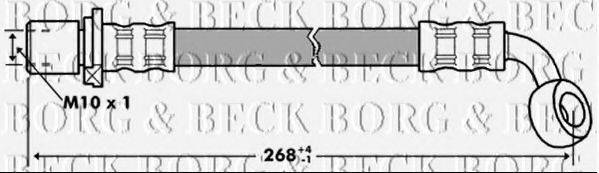 BORG & BECK BBH7284 Гальмівний шланг