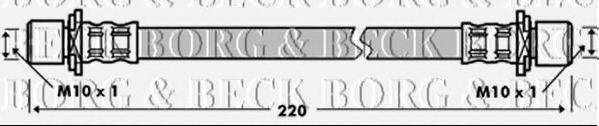 BORG & BECK BBH7330 Гальмівний шланг