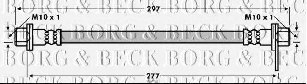 BORG & BECK BBH7561 Гальмівний шланг