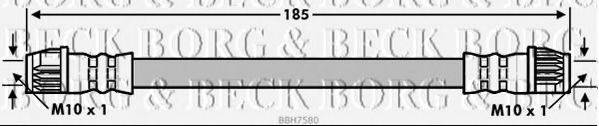 BORG & BECK BBH7580 Гальмівний шланг