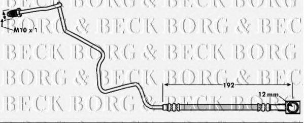 BORG & BECK BBH7935 Гальмівний шланг