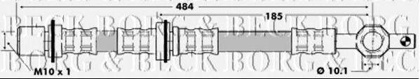 BORG & BECK BBH6452 Гальмівний шланг